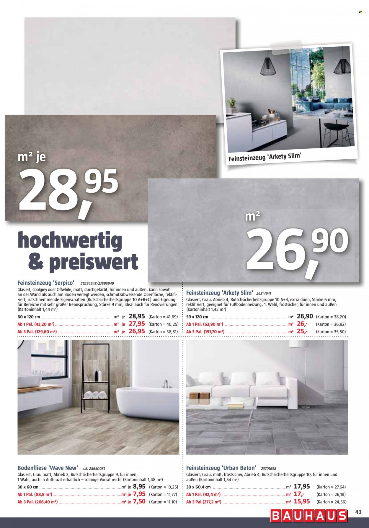 Bauhaus Prospekte  - 2.12.2023 - 30.12.2023. Seite 43