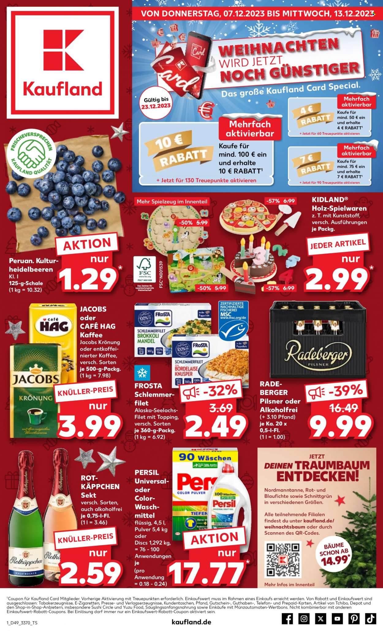 Kaufland Prospekte  - 7.12.2023 - 13.12.2023. Seite 1