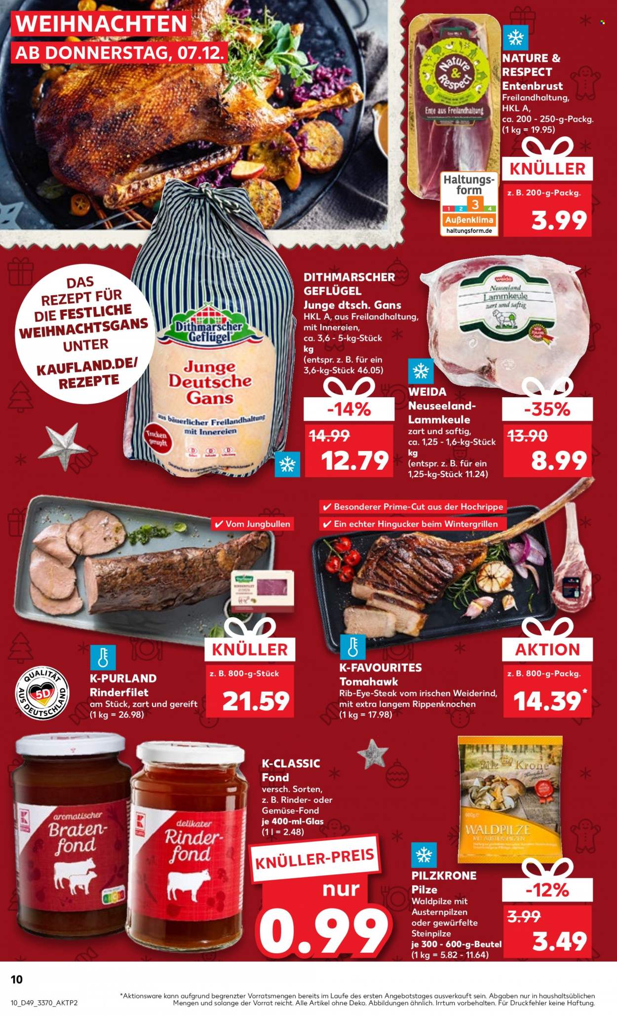 Kaufland Prospekte  - 7.12.2023 - 13.12.2023. Seite 10