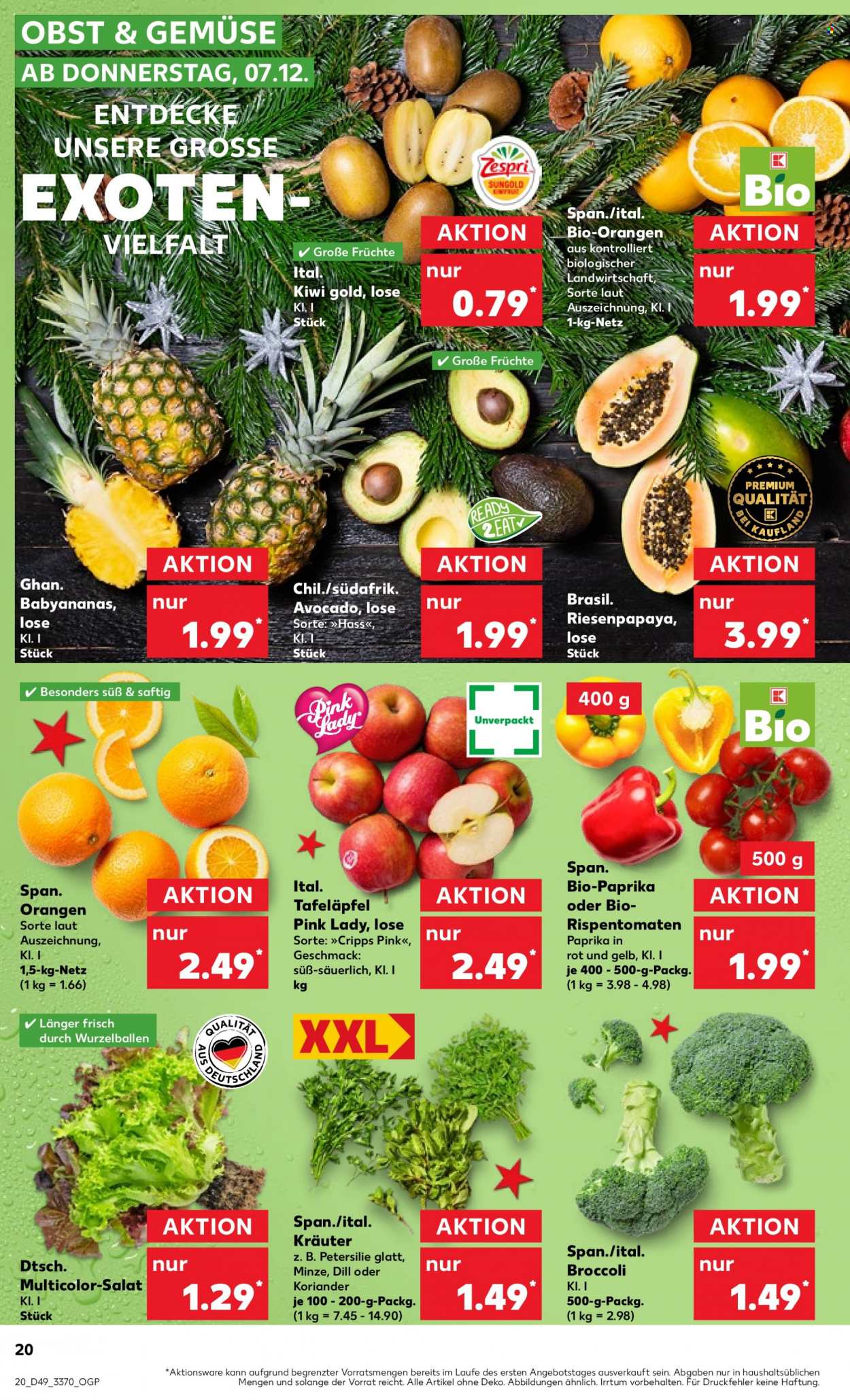 Kaufland Prospekte  - 7.12.2023 - 13.12.2023. Seite 20