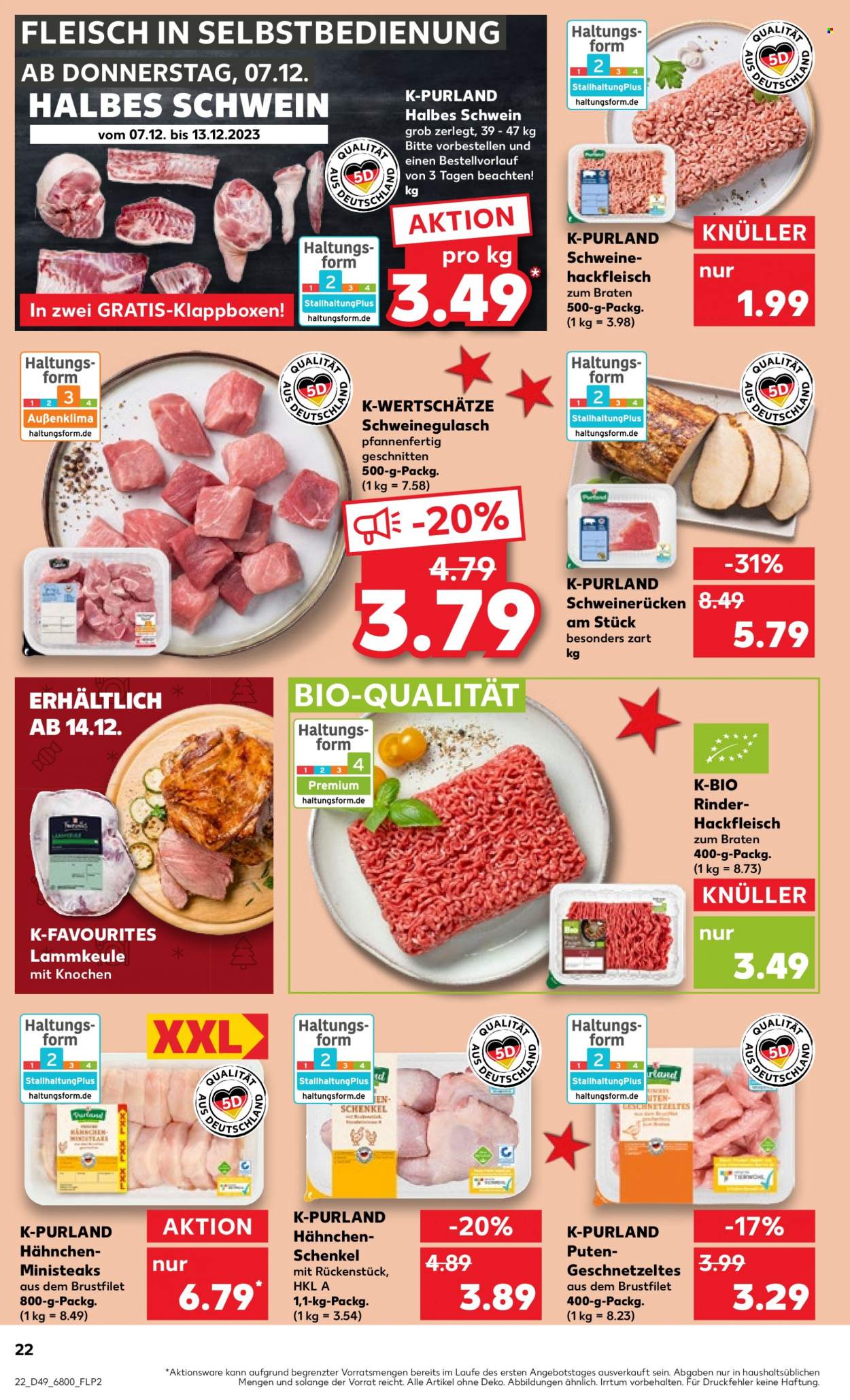 Kaufland Prospekte  - 7.12.2023 - 13.12.2023. Seite 22