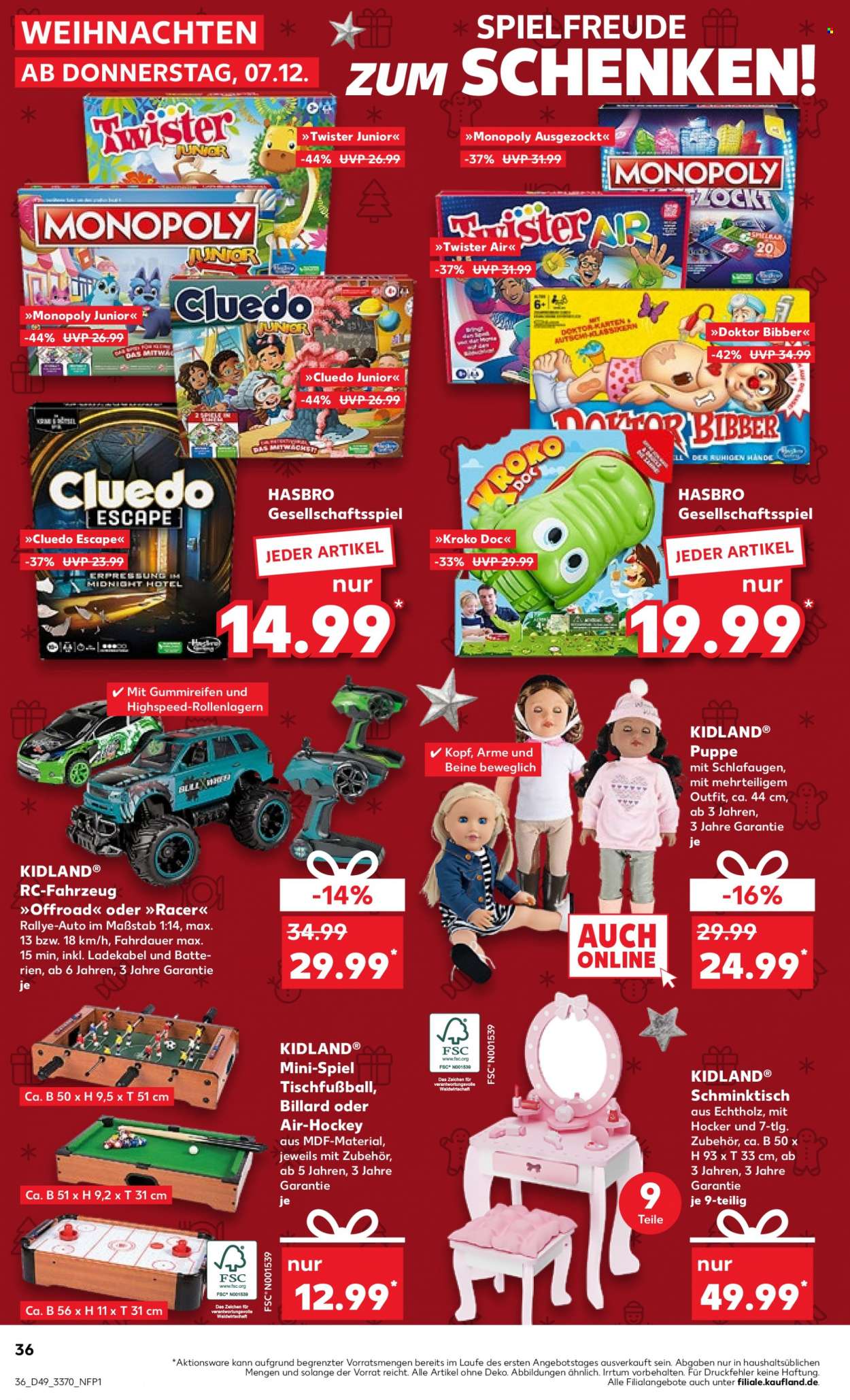 Kaufland Prospekte  - 7.12.2023 - 13.12.2023. Seite 36