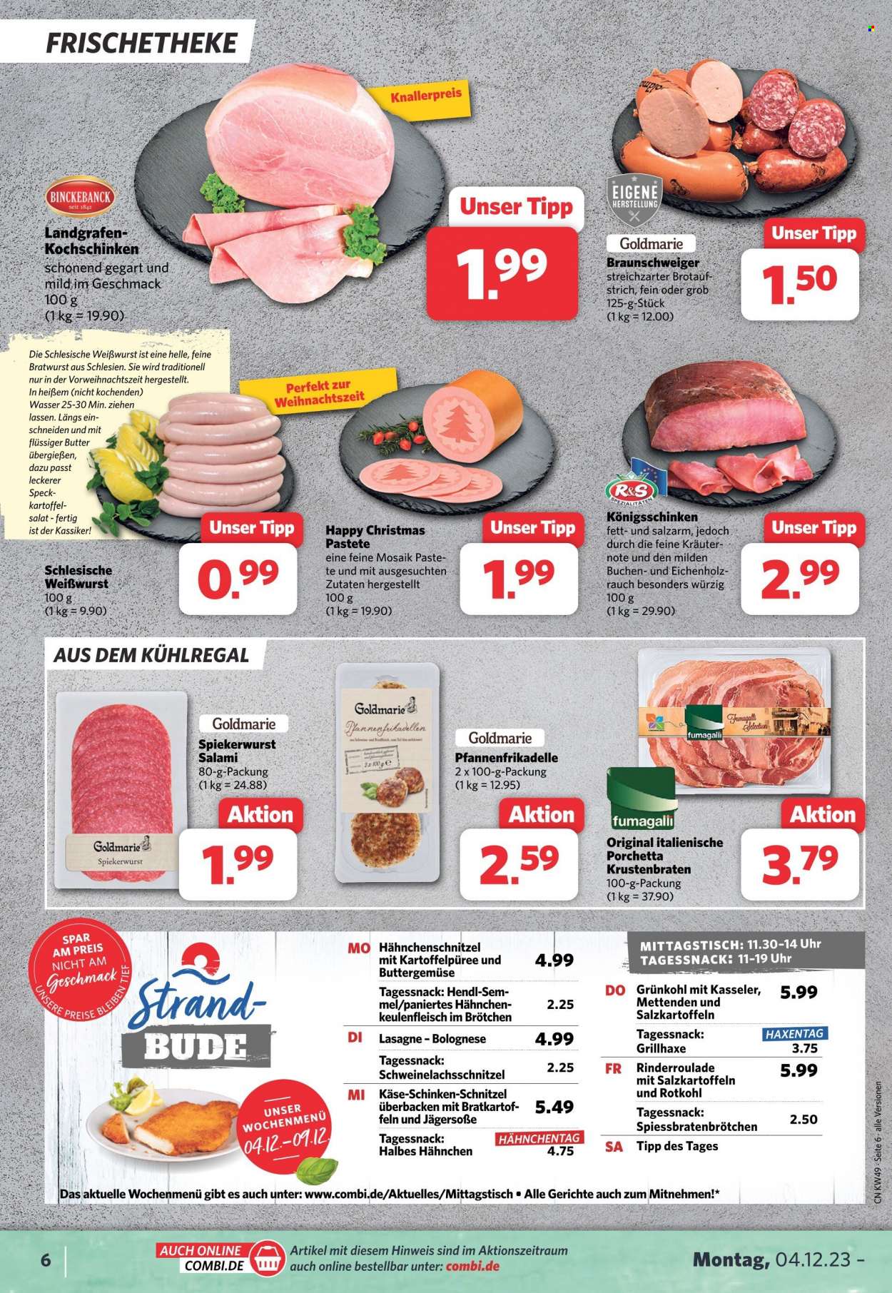 Combi Prospekte  - 4.12.2023 - 9.12.2023. Seite 6