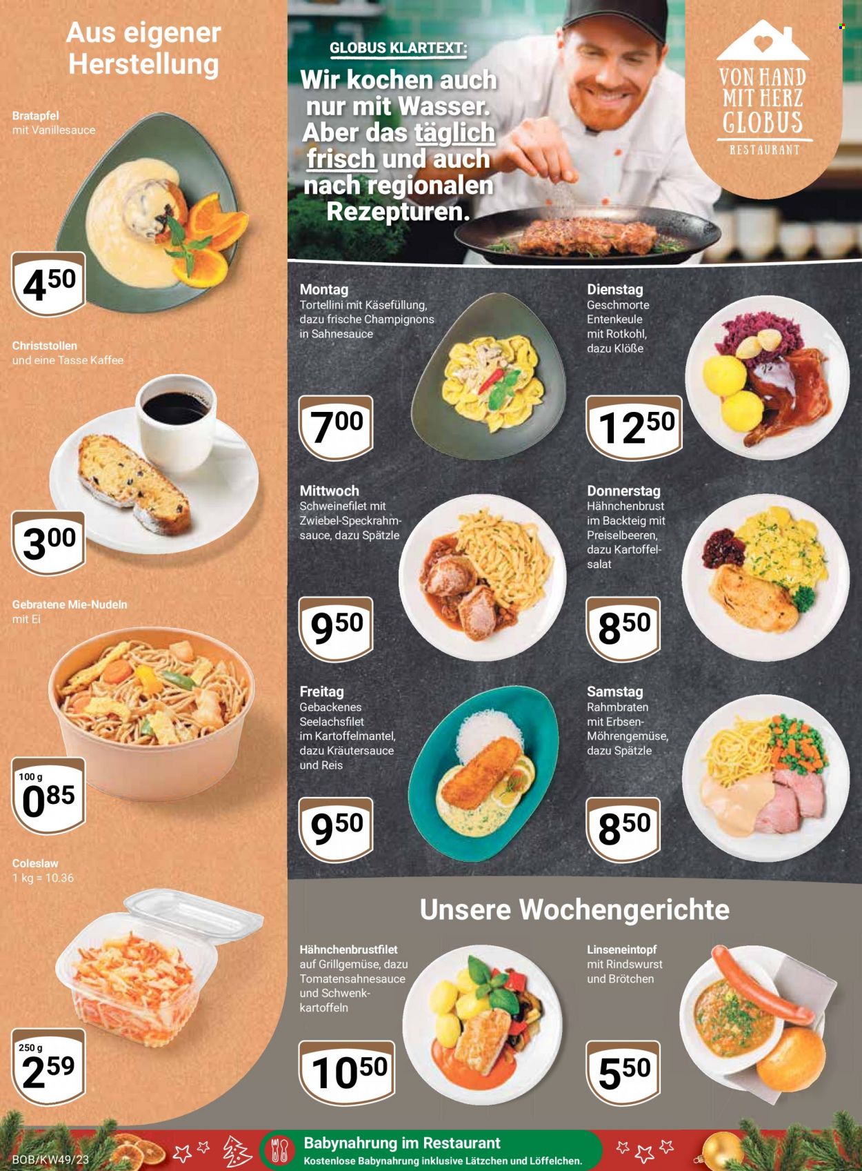 Globus Prospekte  - 4.12.2023 - 9.12.2023. Seite 9