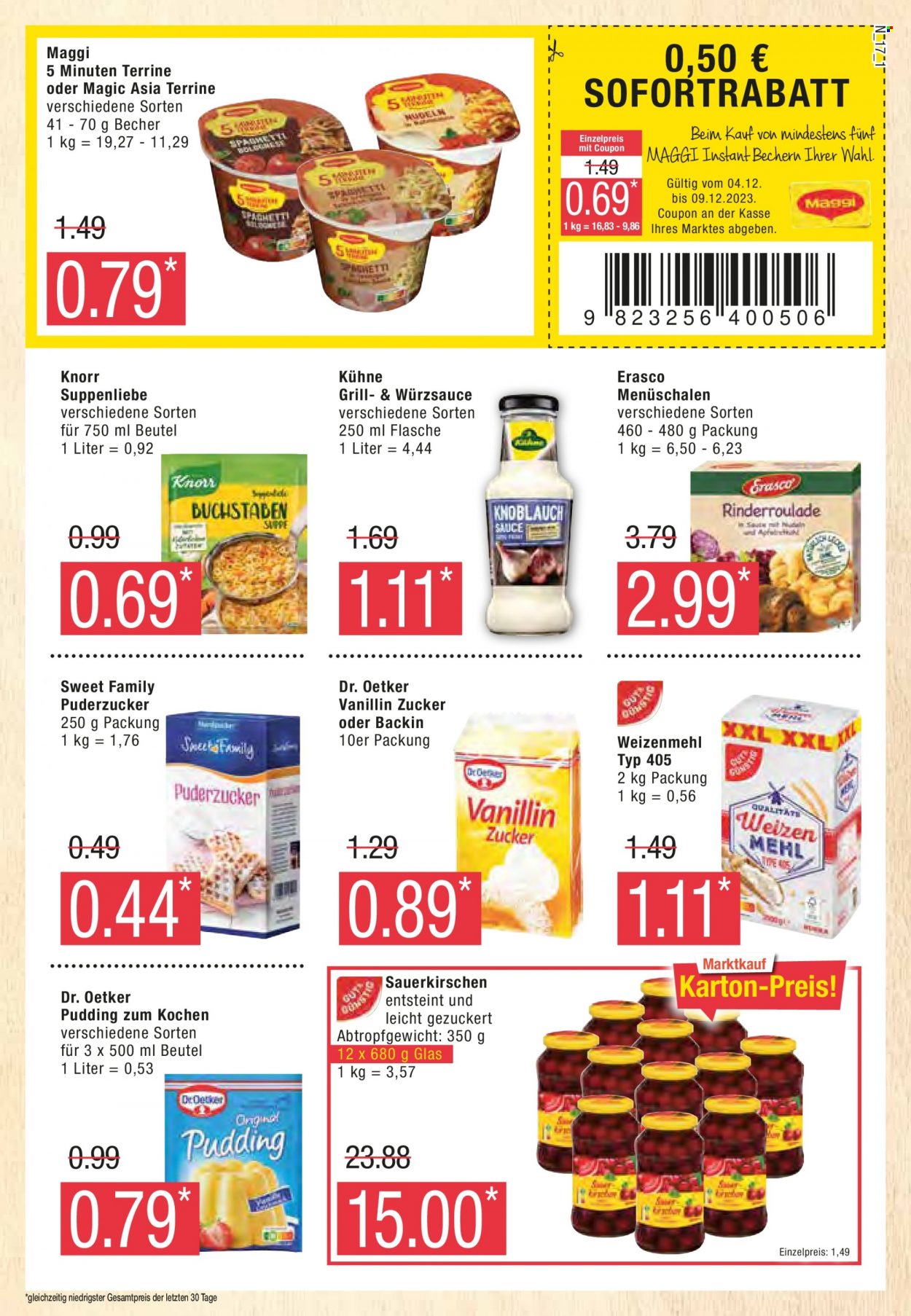 Marktkauf Prospekte  - 4.12.2023 - 9.12.2023. Seite 17