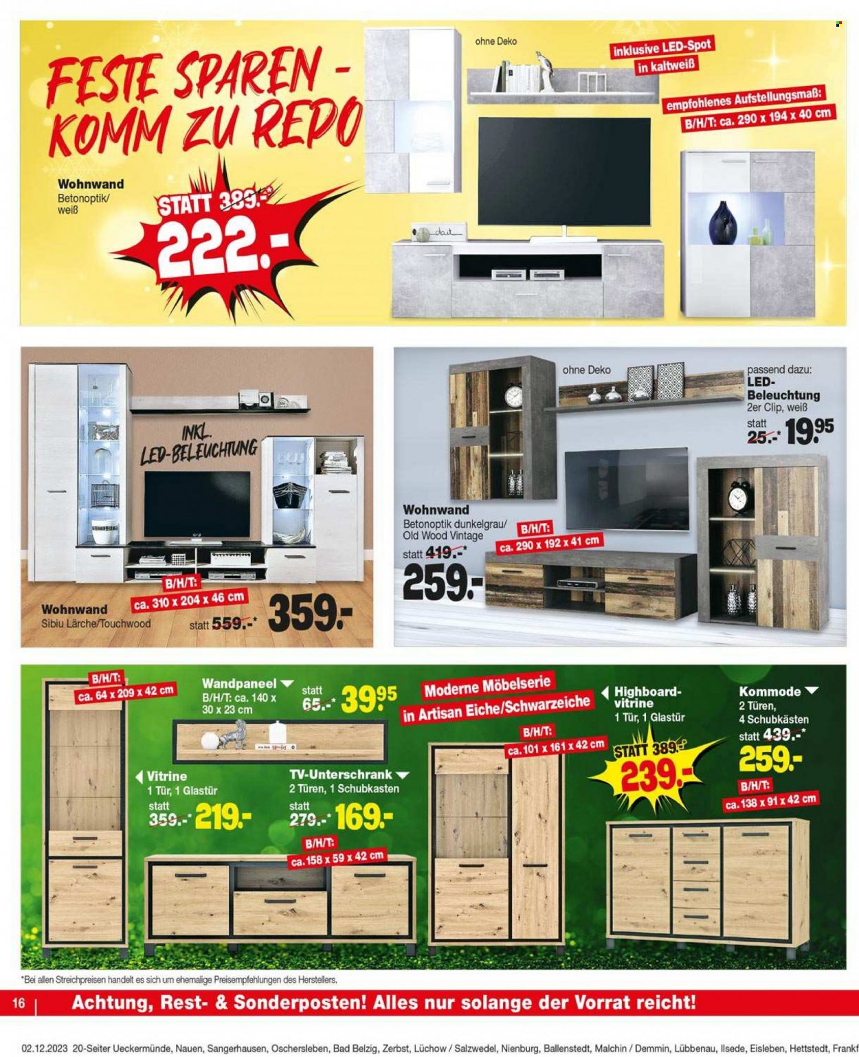 Repo Prospekte  - 4.12.2023 - 9.12.2023. Seite 16