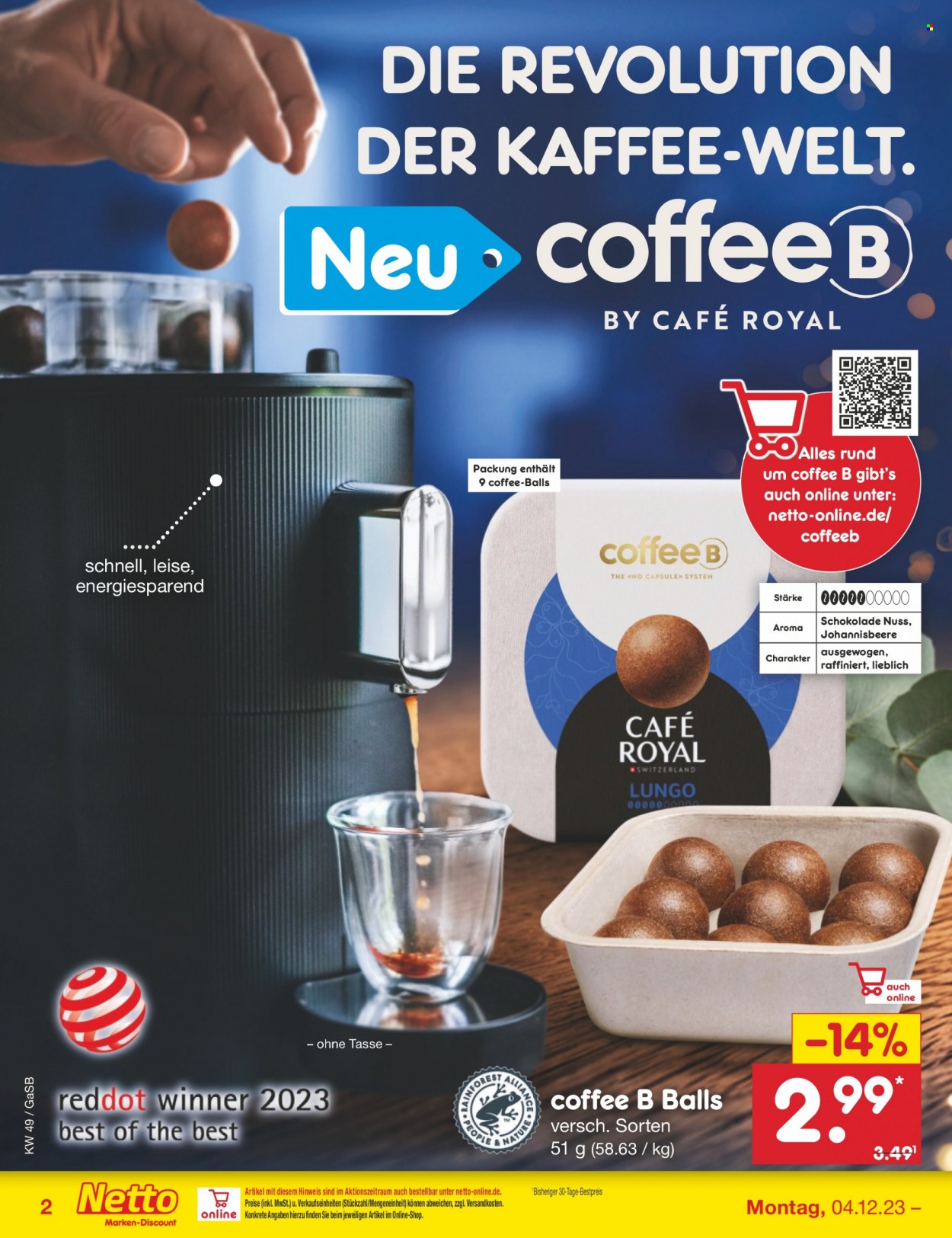 Netto Marken-Discount Prospekte  - 4.12.2023 - 9.12.2023. Seite 2