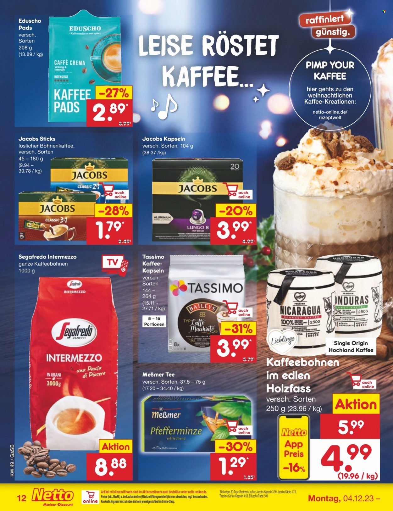 Netto Marken-Discount Prospekte  - 4.12.2023 - 9.12.2023. Seite 12