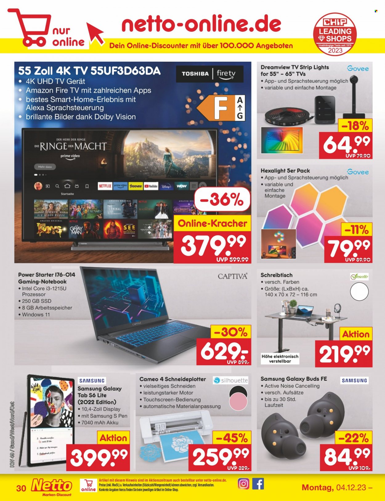 Netto Marken-Discount Prospekte  - 4.12.2023 - 9.12.2023. Seite 32