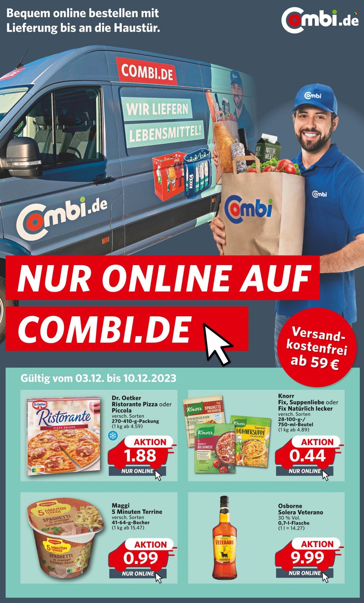 Combi Prospekte  - 3.12.2023 - 10.12.2023. Seite 1
