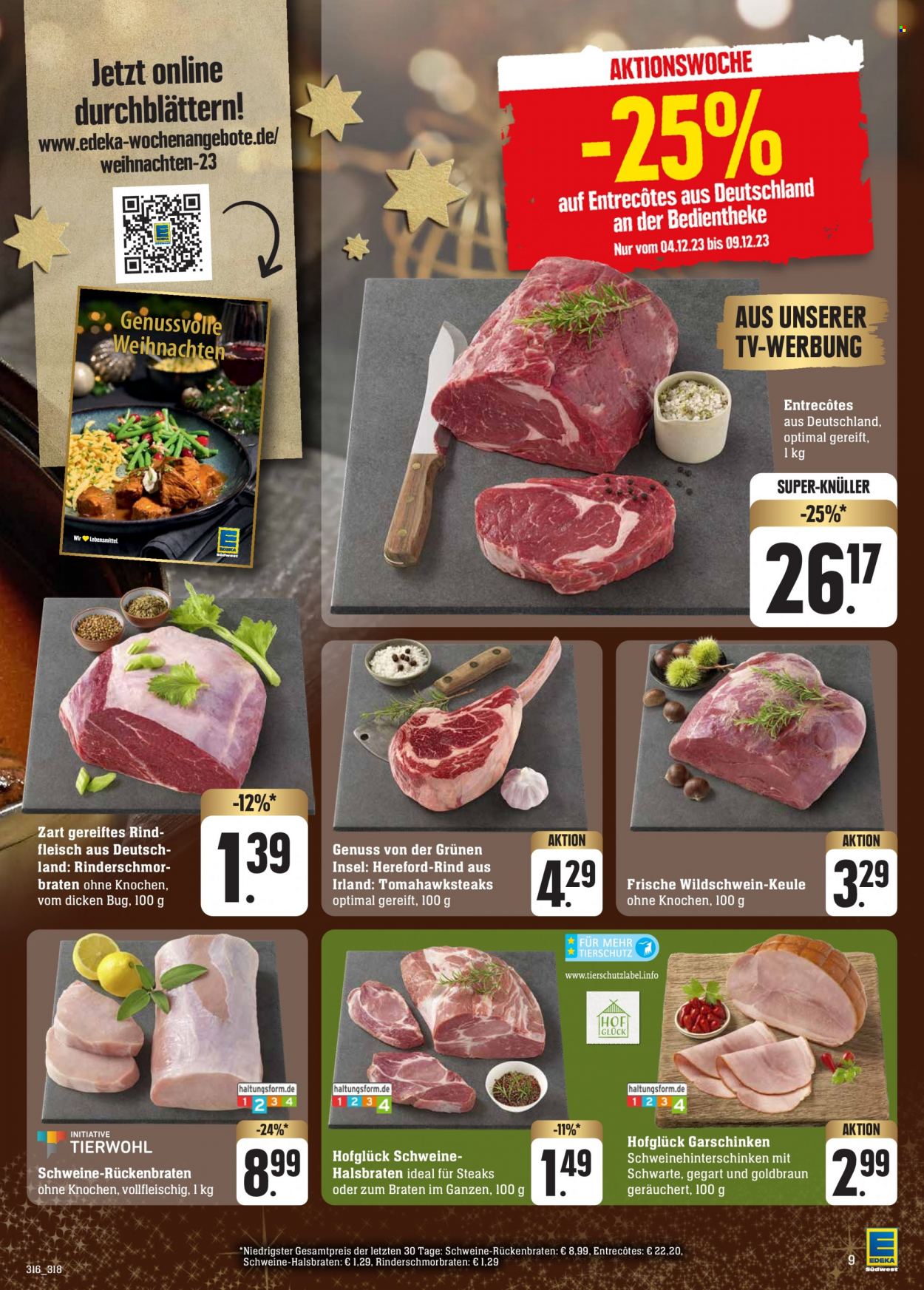 Edeka Prospekte  - 4.12.2023 - 9.12.2023. Seite 9