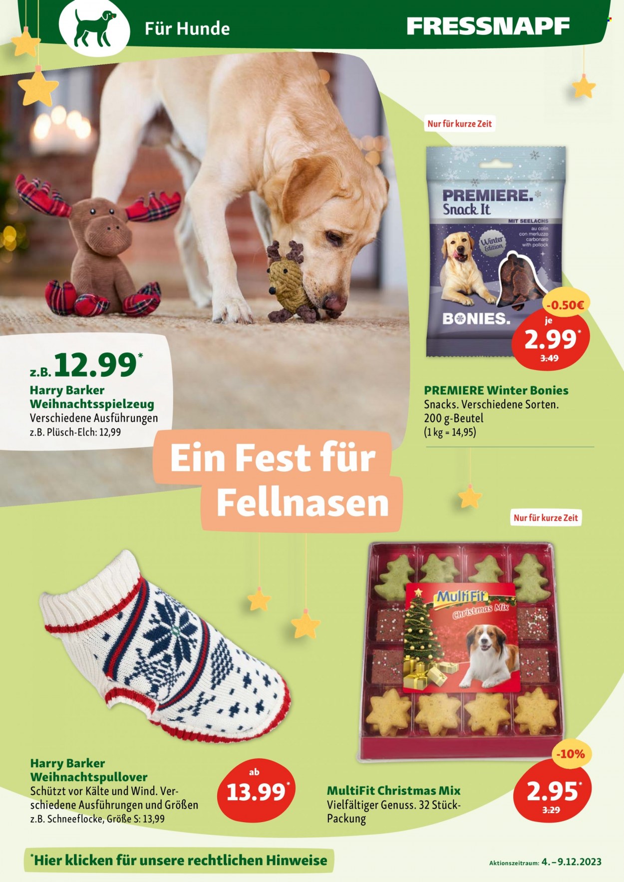 Fressnapf Prospekte  - 4.12.2023 - 9.12.2023. Seite 3