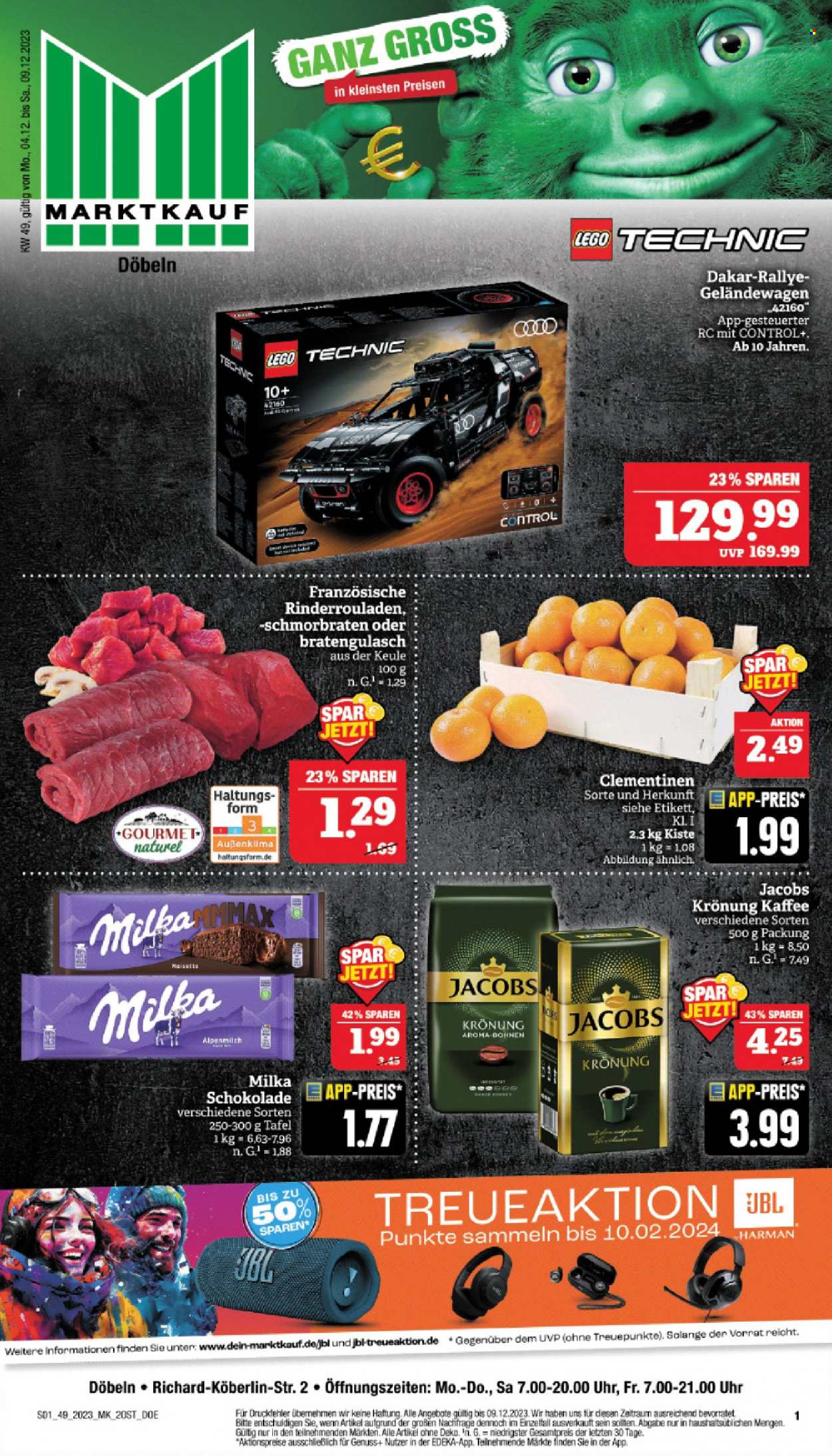 Marktkauf Prospekte  - 4.12.2023 - 9.12.2023. Seite 1