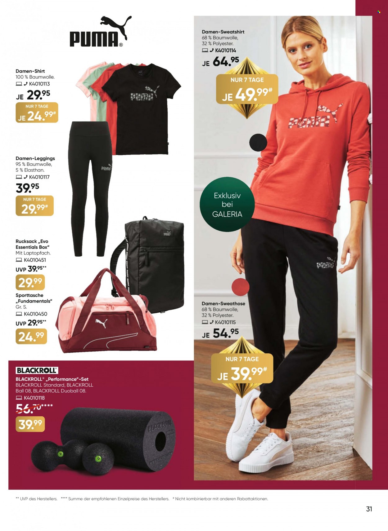 GALERIA Karstadt Kaufhof Prospekte  - 4.12.2023 - 10.12.2023. Seite 31