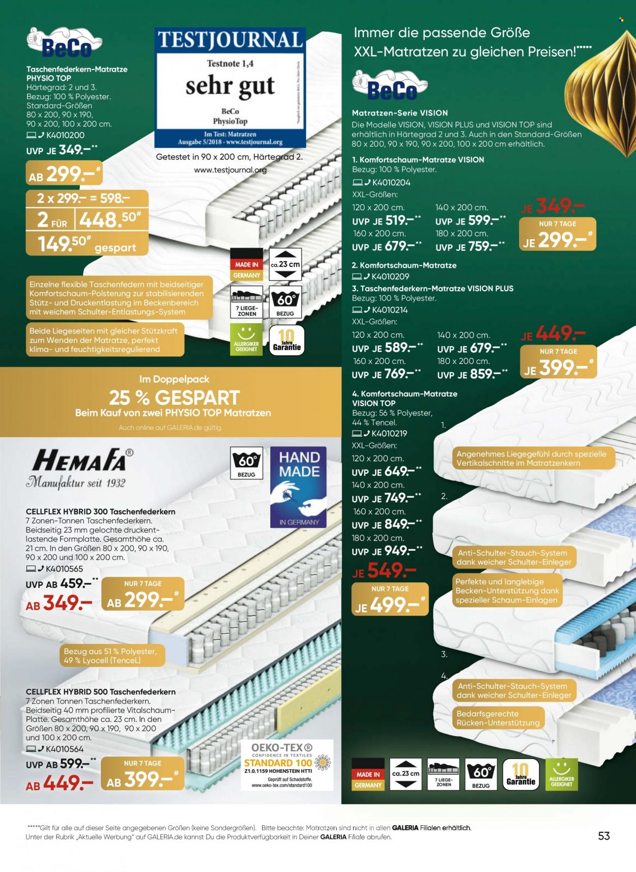 GALERIA Karstadt Kaufhof Prospekte  - 4.12.2023 - 10.12.2023. Seite 53