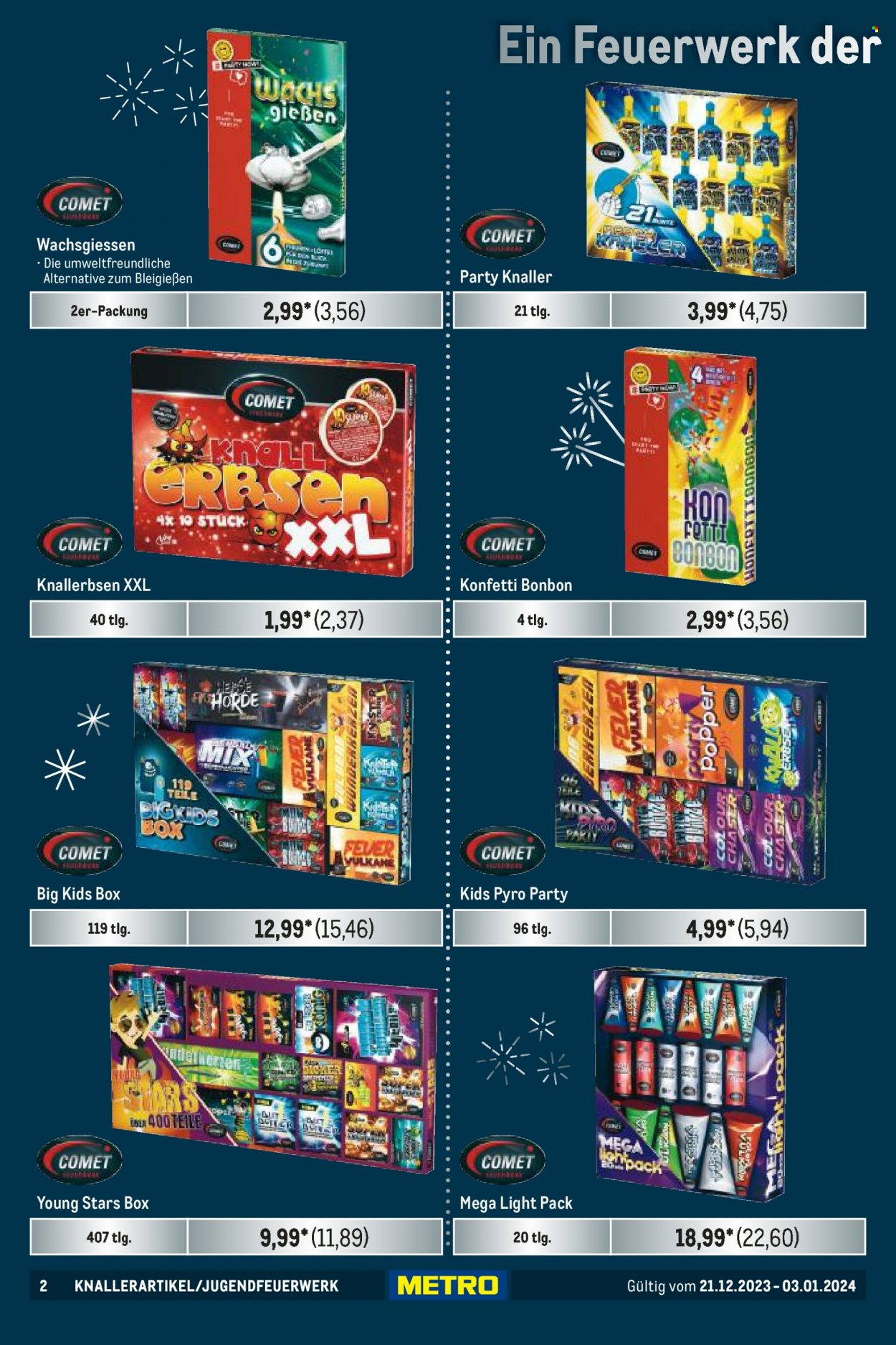 Metro Prospekte  - 21.12.2023 - 3.01.2024. Seite 2