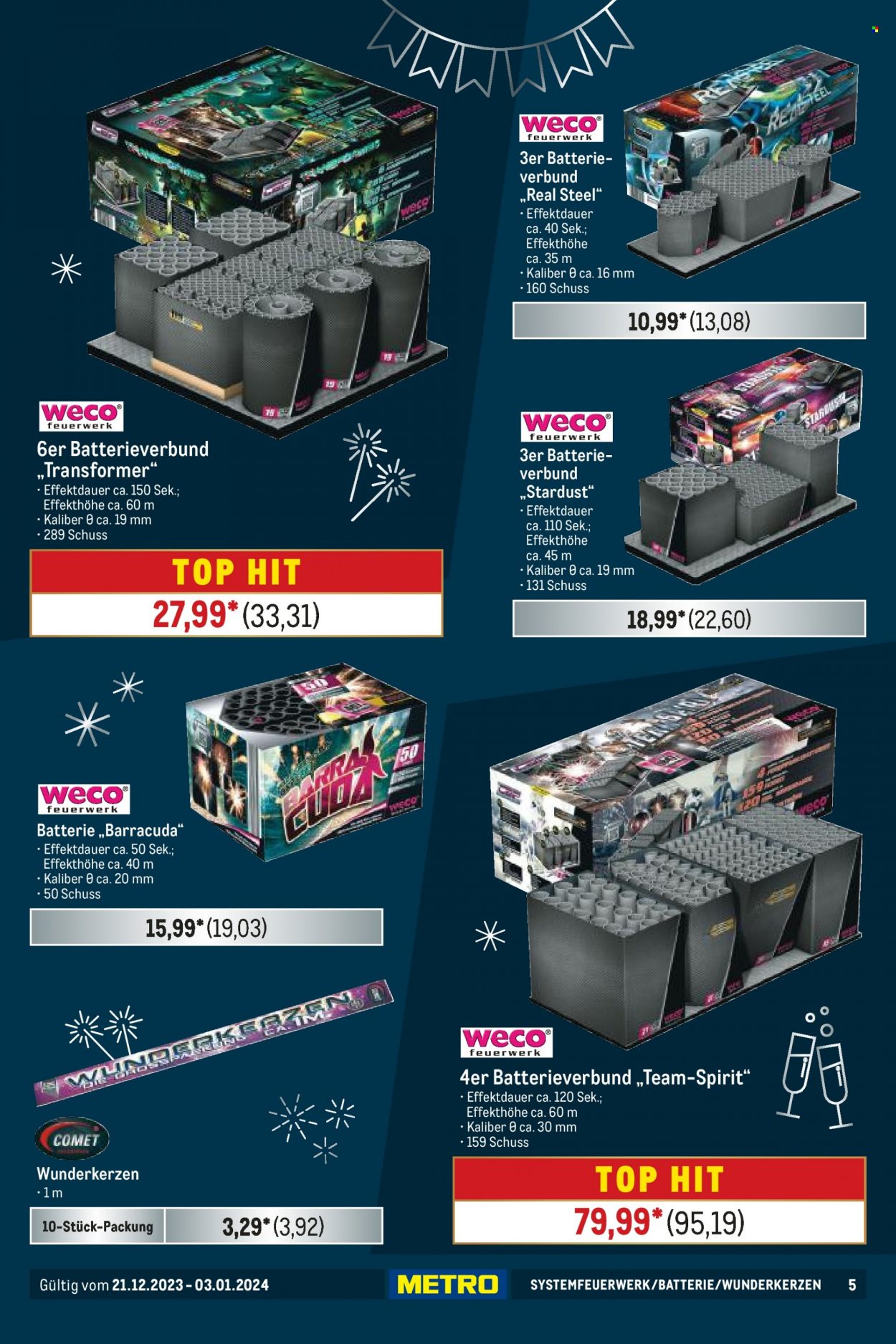 Metro Prospekte  - 21.12.2023 - 3.01.2024. Seite 5