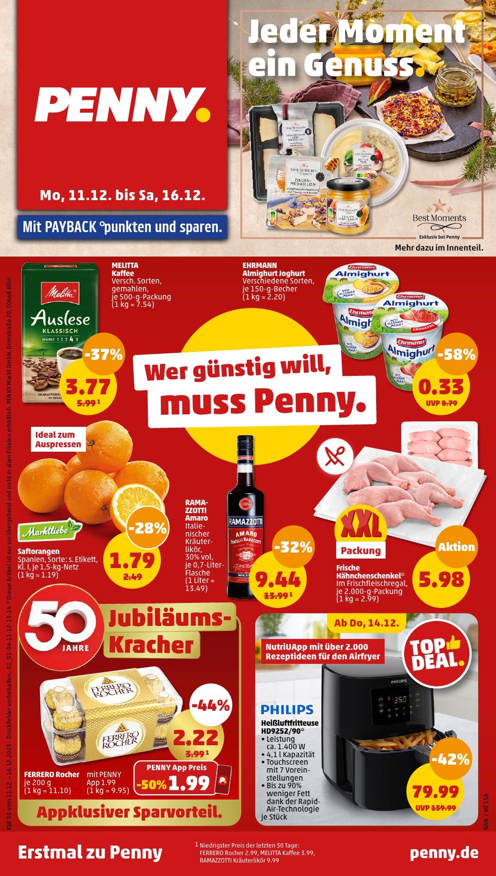 Penny Prospekte  - 11.12.2023 - 16.12.2023. Seite 1