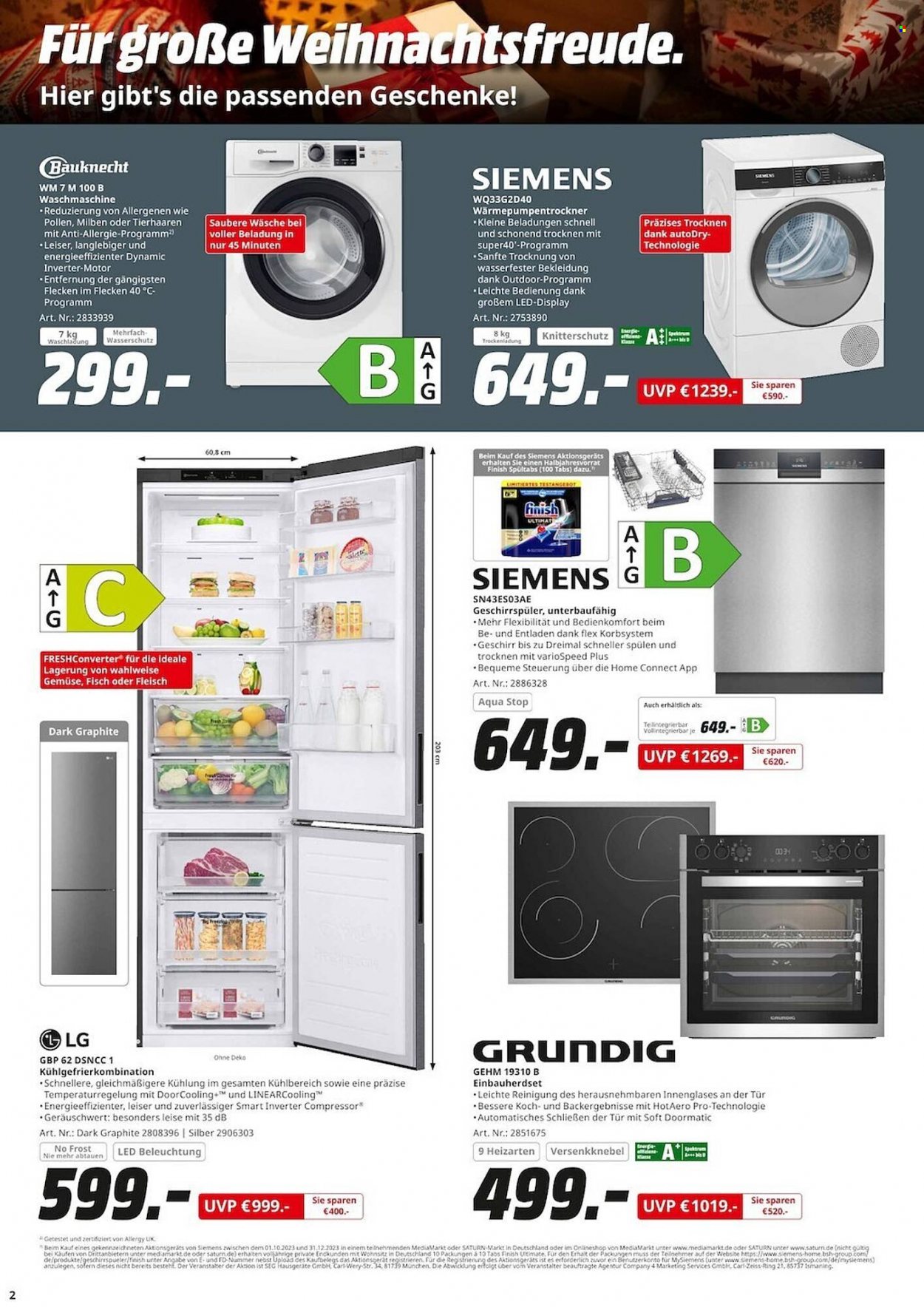 MediaMarkt Prospekte  - 4.12.2023 - 19.12.2023. Seite 2
