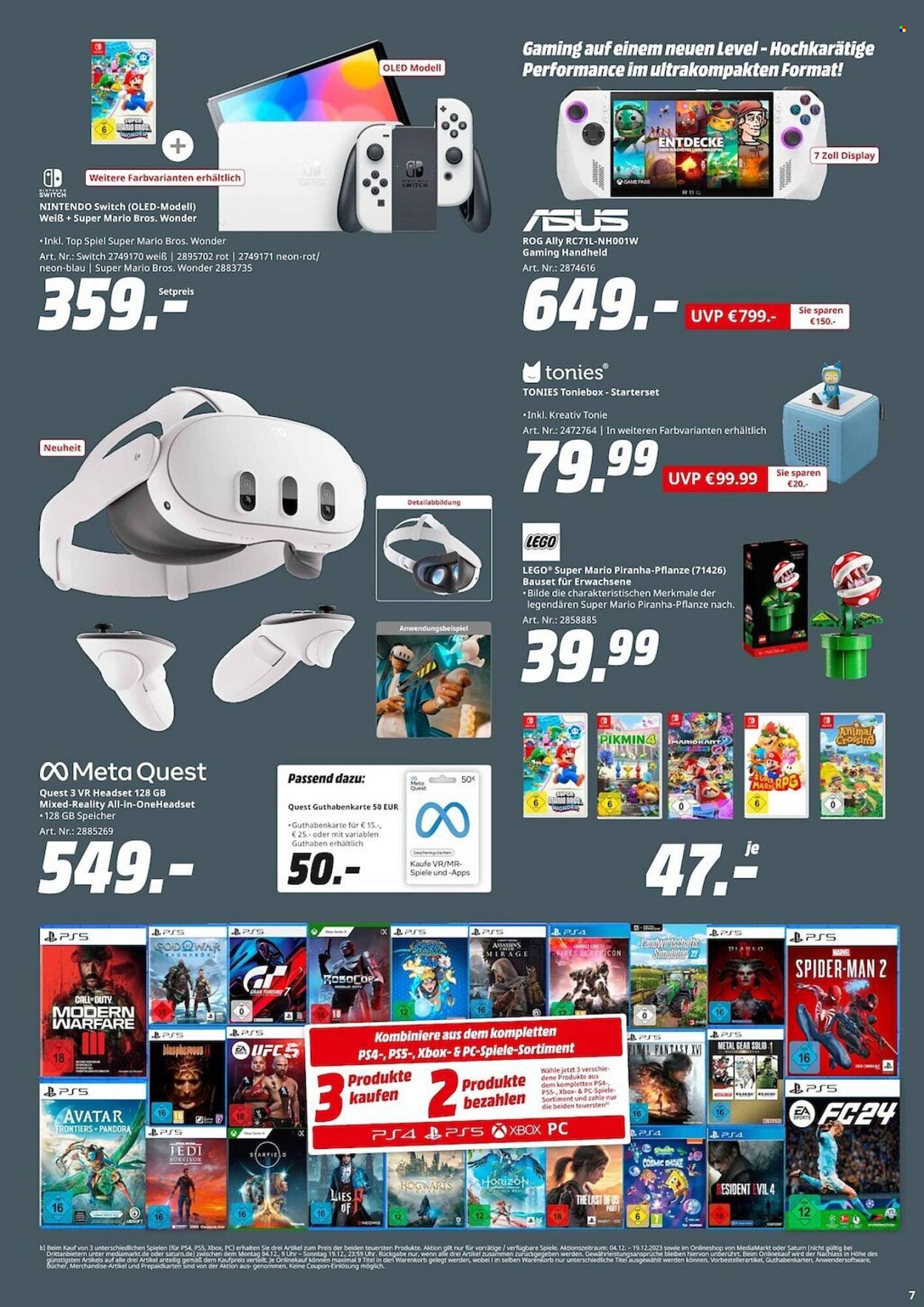 MediaMarkt Prospekte  - 4.12.2023 - 19.12.2023. Seite 7