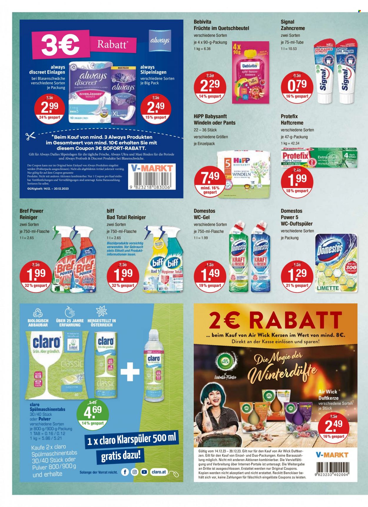 V-Markt Prospekte  - 14.12.2023 - 20.12.2023. Seite 12