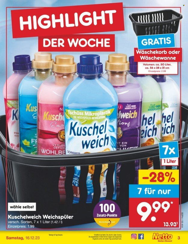 Netto Marken-Discount Prospekte  - 11.12.2023 - 16.12.2023. Seite 3
