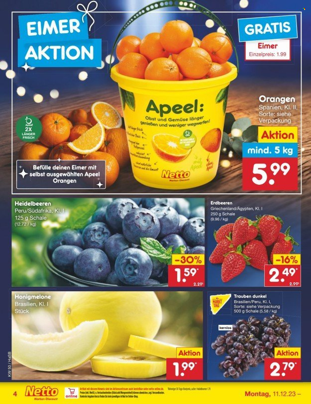 Netto Marken-Discount Prospekte  - 11.12.2023 - 16.12.2023. Seite 4