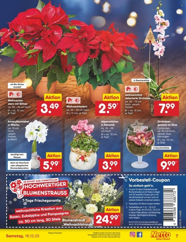 Netto Marken-Discount Prospekte  - 11.12.2023 - 16.12.2023. Seite 7