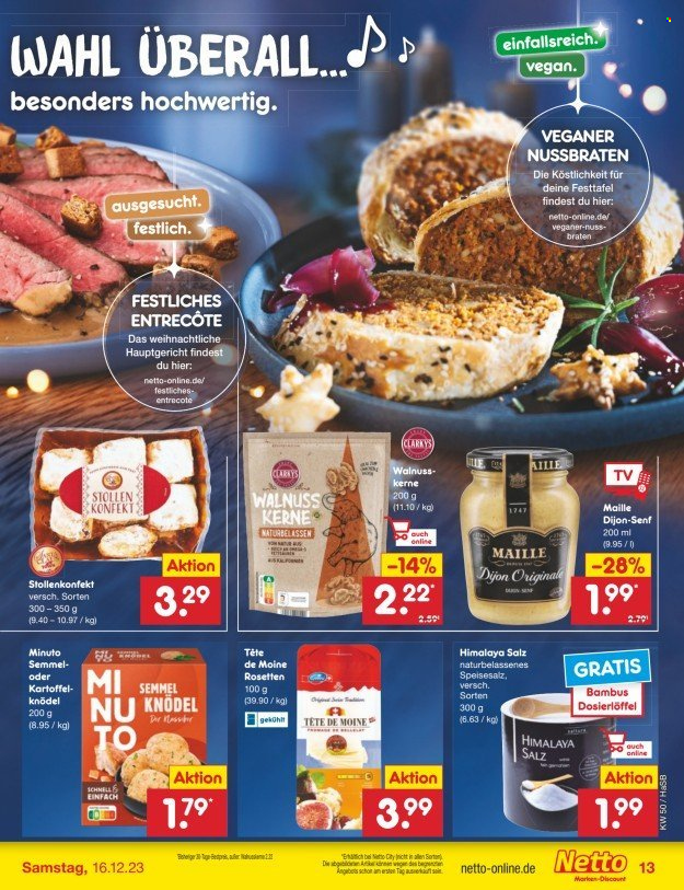 Netto Marken-Discount Prospekte  - 11.12.2023 - 16.12.2023. Seite 13