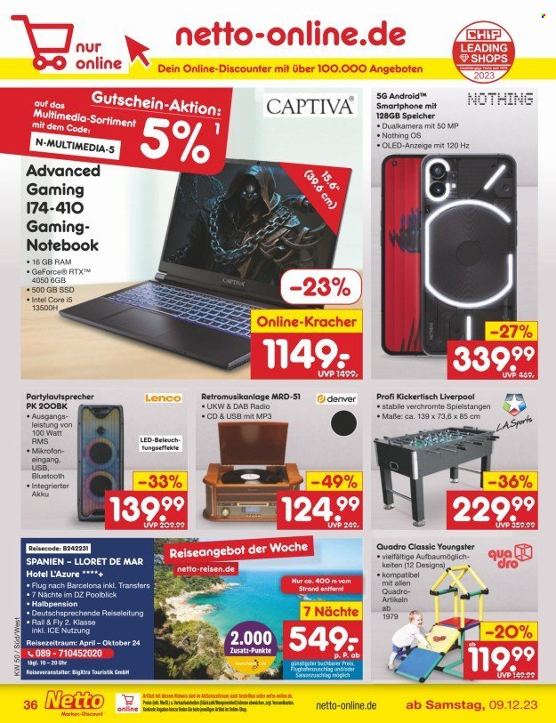 Netto Marken-Discount Prospekte  - 11.12.2023 - 16.12.2023. Seite 38