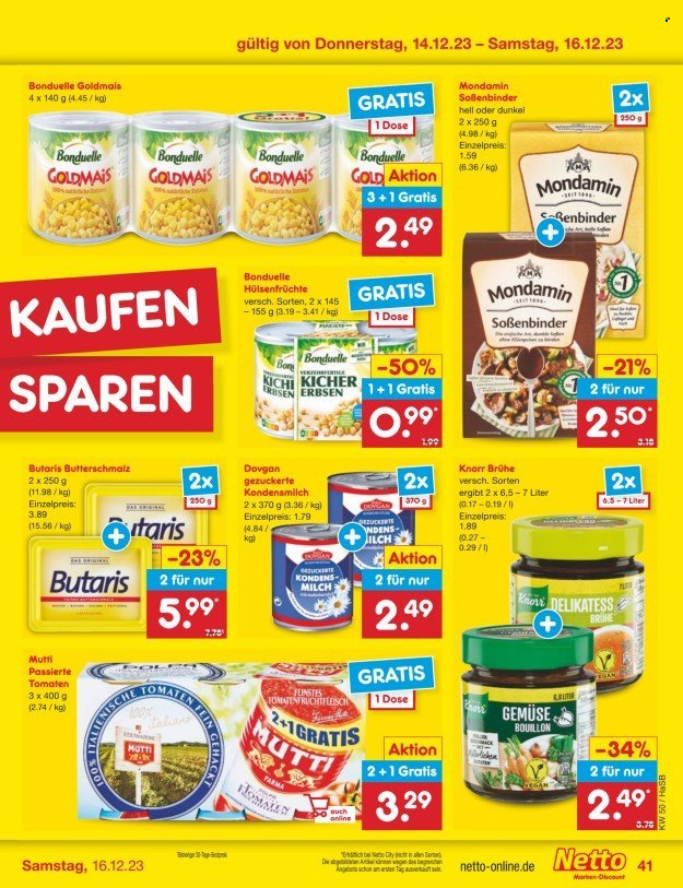 Netto Marken-Discount Prospekte  - 11.12.2023 - 16.12.2023. Seite 43