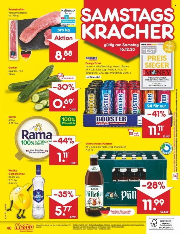 Netto Marken-Discount Prospekte  - 11.12.2023 - 16.12.2023. Seite 50