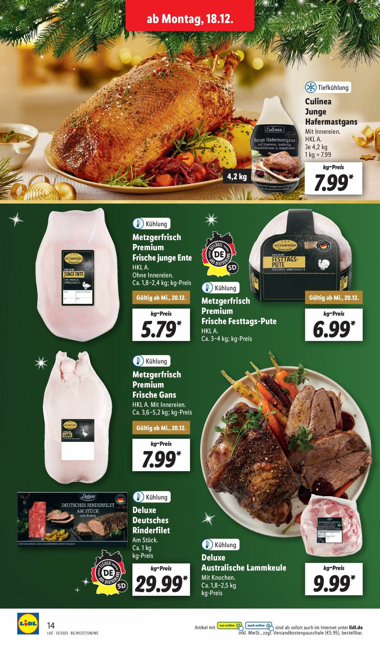 Lidl Prospekte  - 18.12.2023 - 23.12.2023. Seite 16