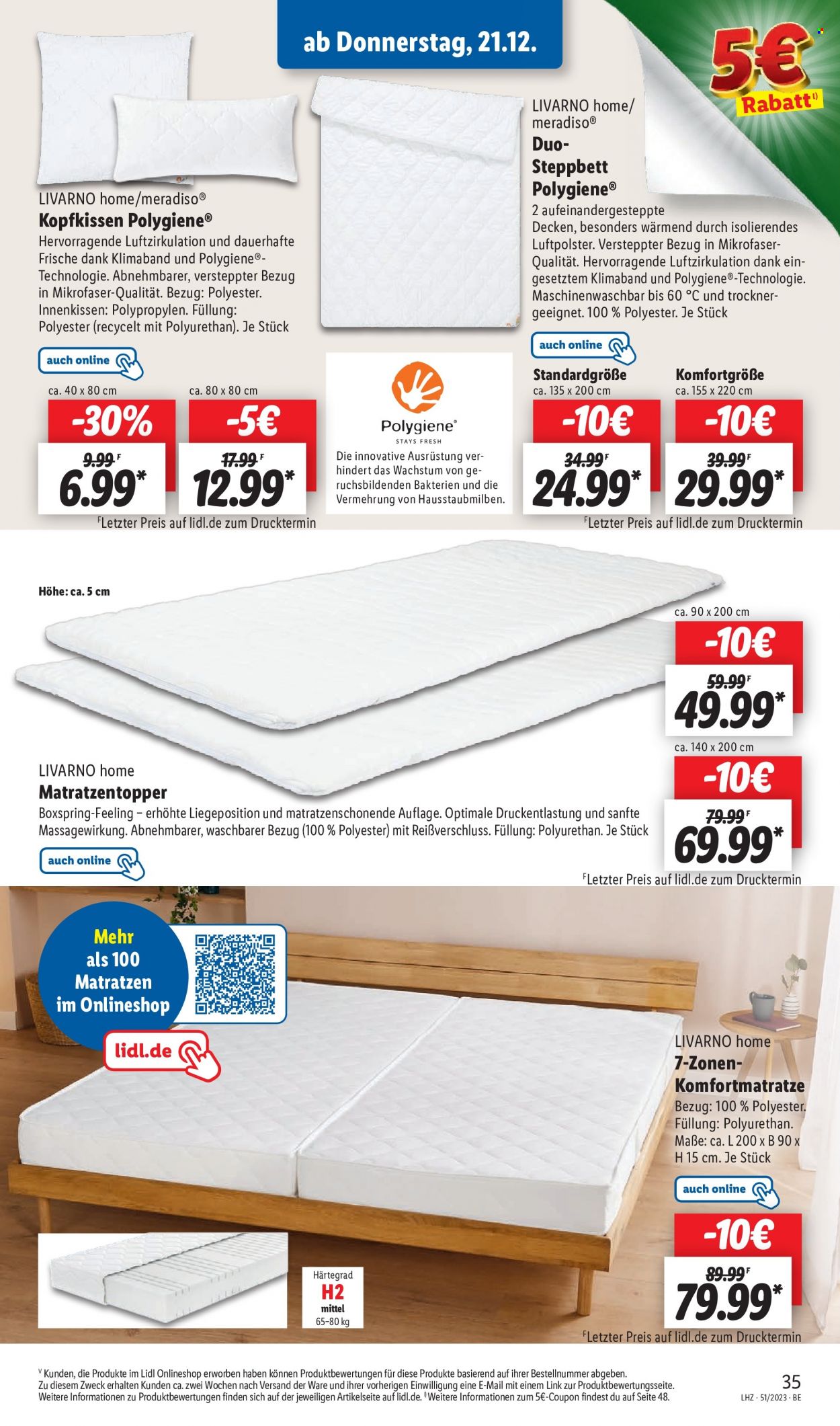 Lidl Prospekte  - 18.12.2023 - 23.12.2023. Seite 39