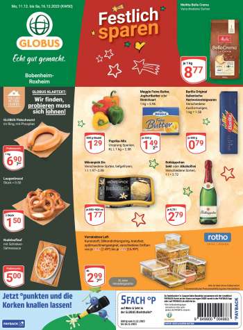 Prospekte Globus - 11.12.2023 - 16.12.2023.