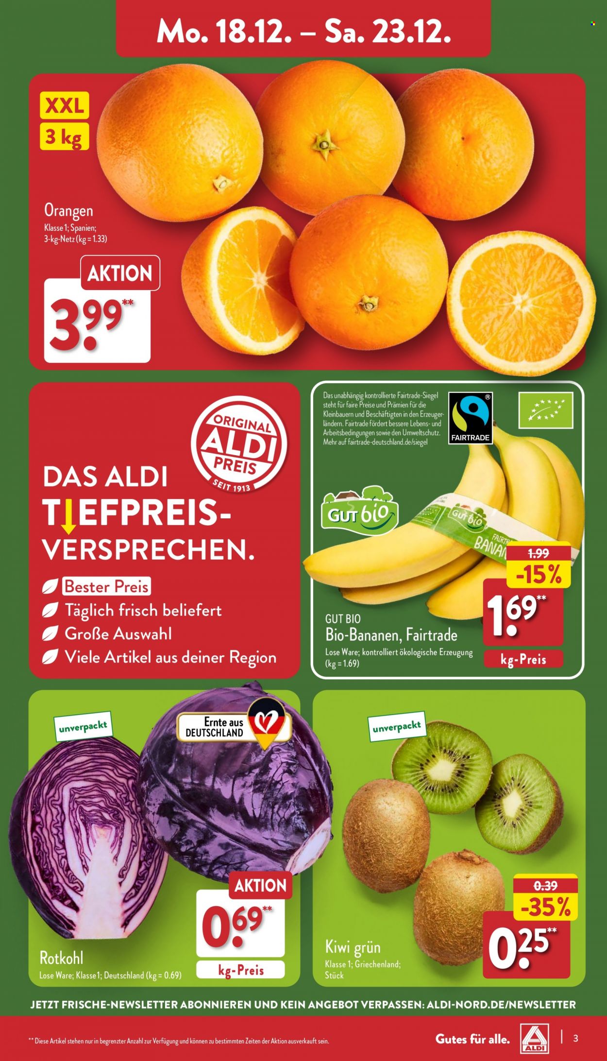 ALDI Nord Prospekte  - 18.12.2023 - 23.12.2023. Seite 3