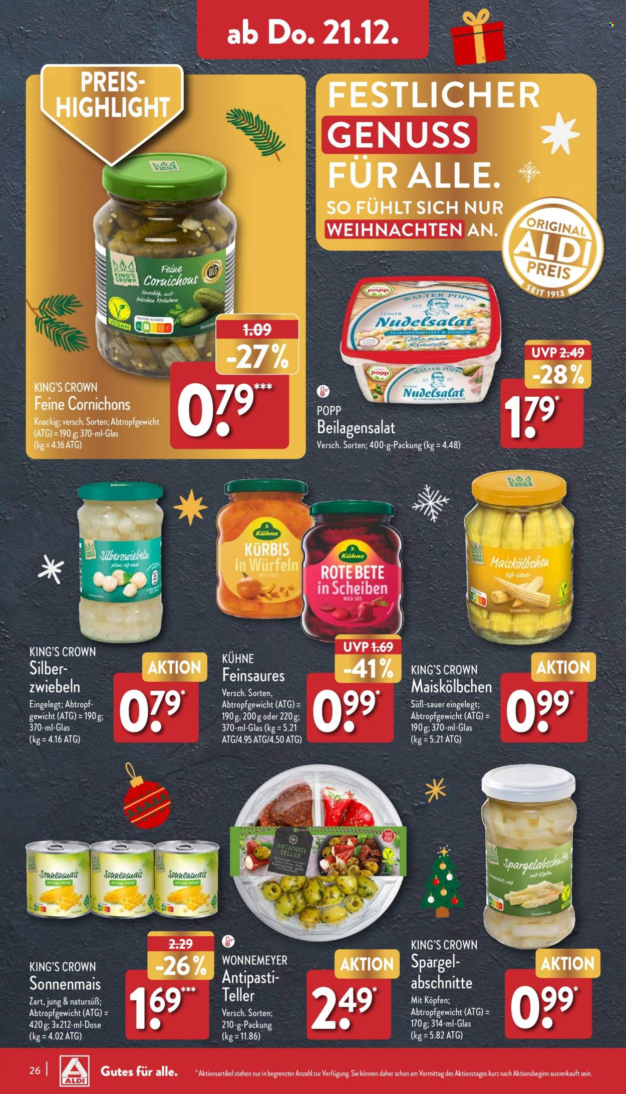 ALDI Nord Prospekte  - 18.12.2023 - 23.12.2023. Seite 26
