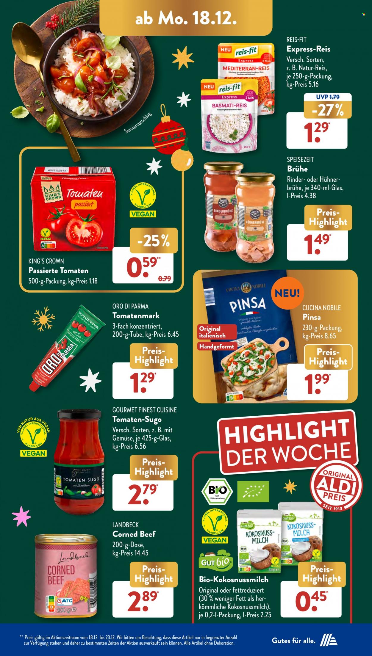 ALDI SÜD Prospekte  - 18.12.2023 - 23.12.2023. Seite 21