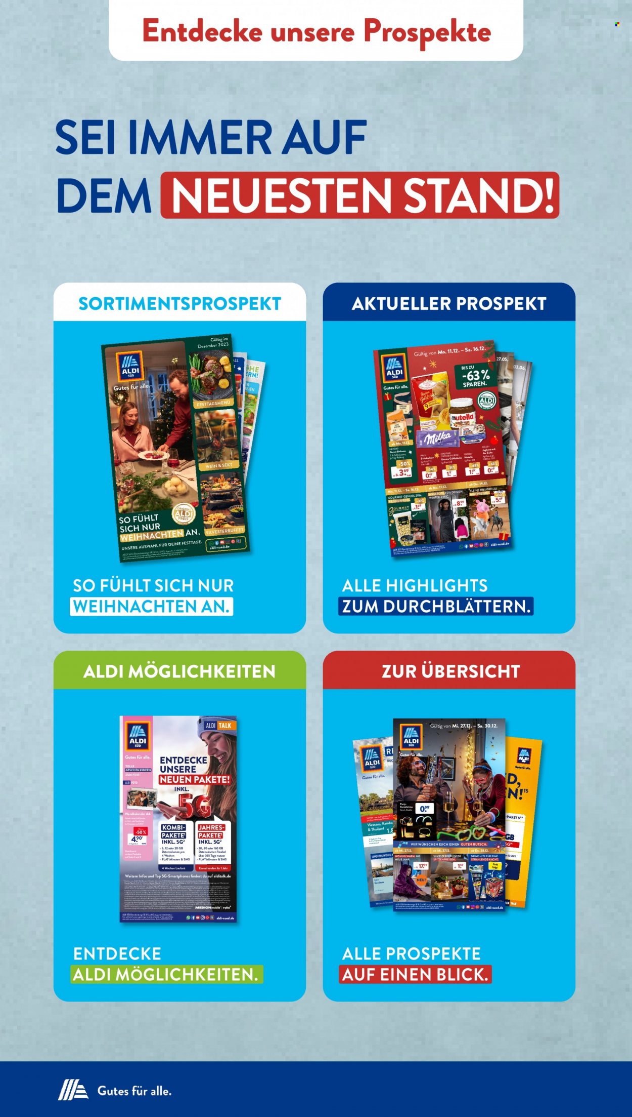 ALDI SÜD Prospekte  - 18.12.2023 - 23.12.2023. Seite 56