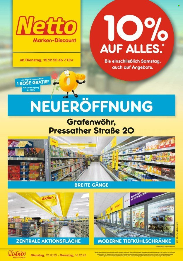Netto Marken-Discount Prospekte  - 12.12.2023 - 16.12.2023. Seite 1