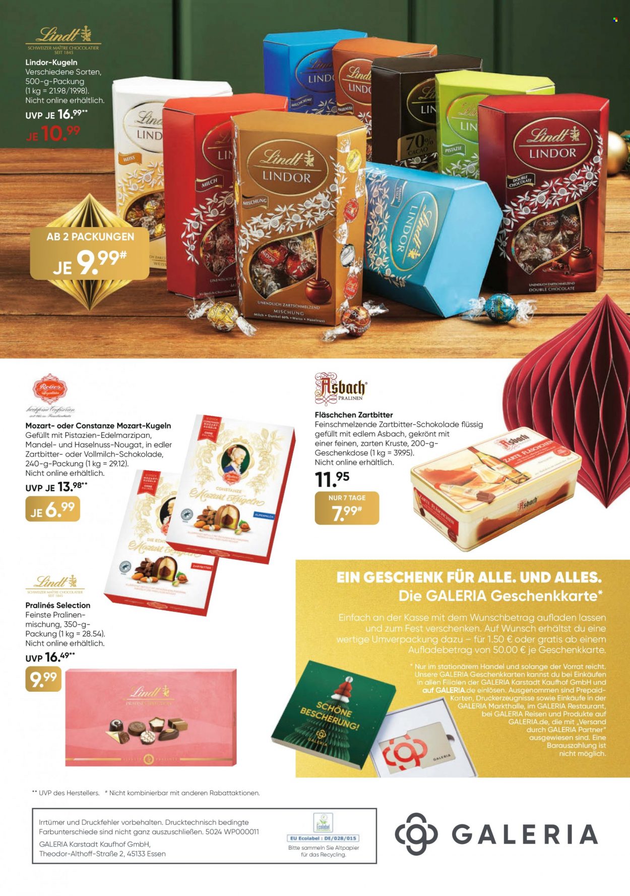 GALERIA Karstadt Kaufhof Prospekte  - 11.12.2023 - 17.12.2023. Seite 40