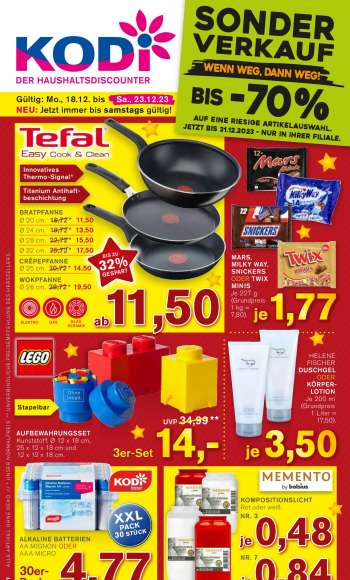 Prospekte KODi - 18.12.2023 - 23.12.2023.