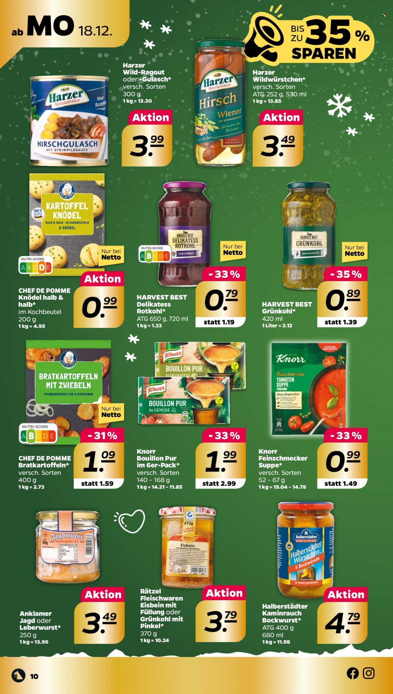 Netto Prospekte  - 18.12.2023 - 23.12.2023. Seite 10