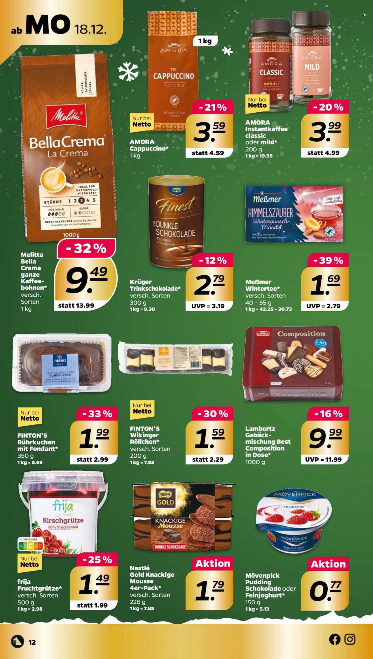 Netto Prospekte  - 18.12.2023 - 23.12.2023. Seite 12