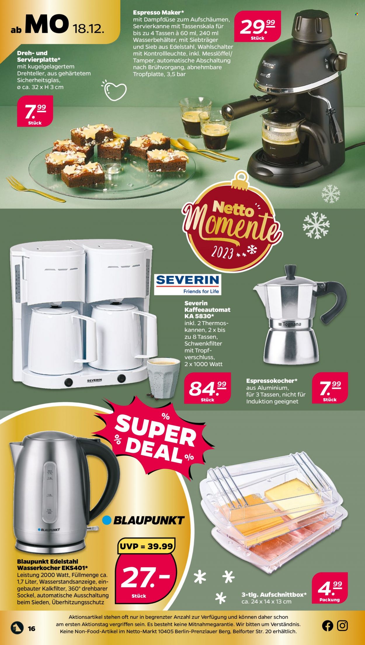 Netto Prospekte  - 18.12.2023 - 23.12.2023. Seite 16
