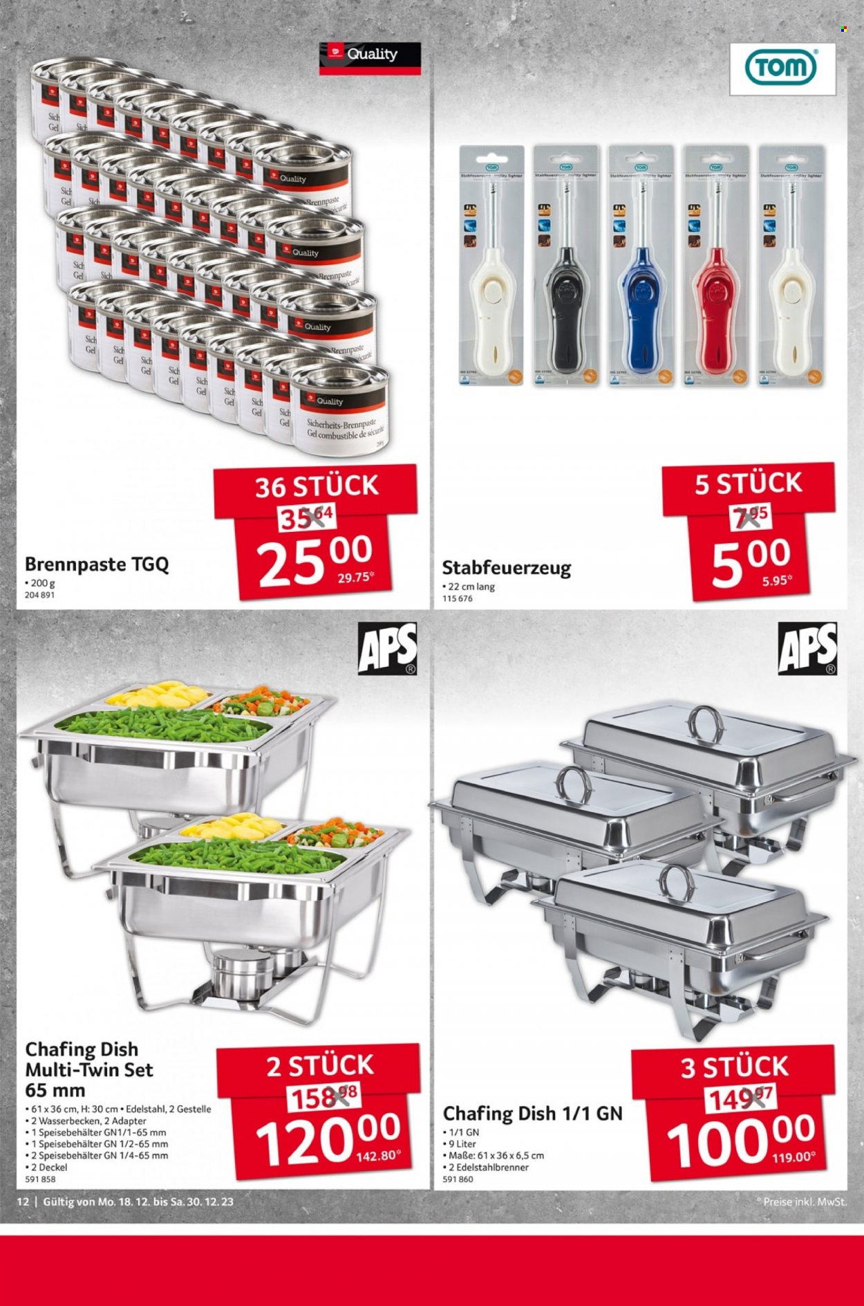 Selgros Prospekte  - 18.12.2023 - 30.12.2023. Seite 12