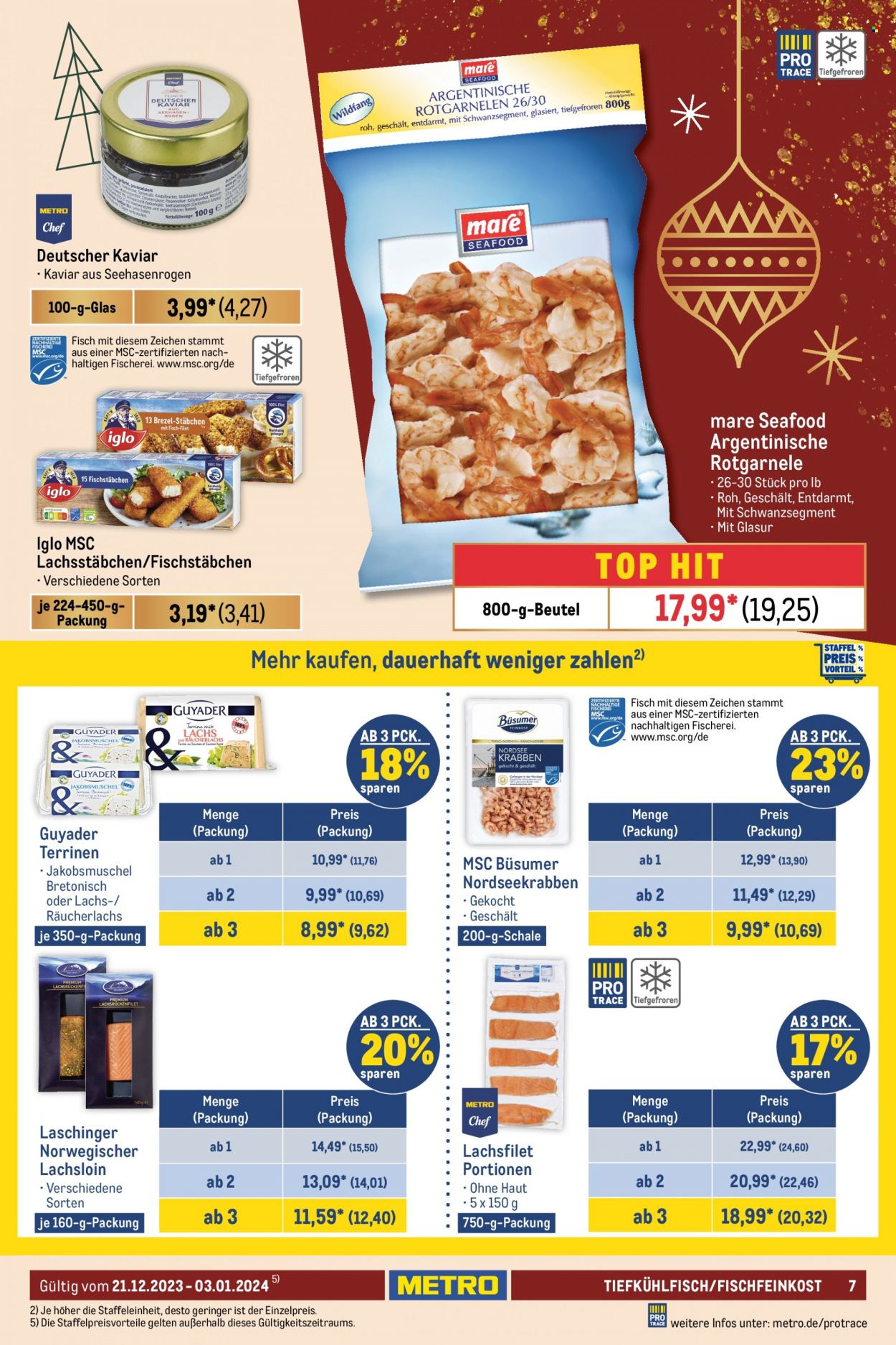 Metro Prospekte  - 21.12.2023 - 3.01.2024. Seite 7