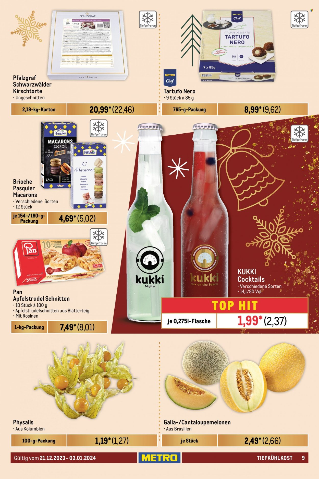 Metro Prospekte  - 21.12.2023 - 3.01.2024. Seite 9