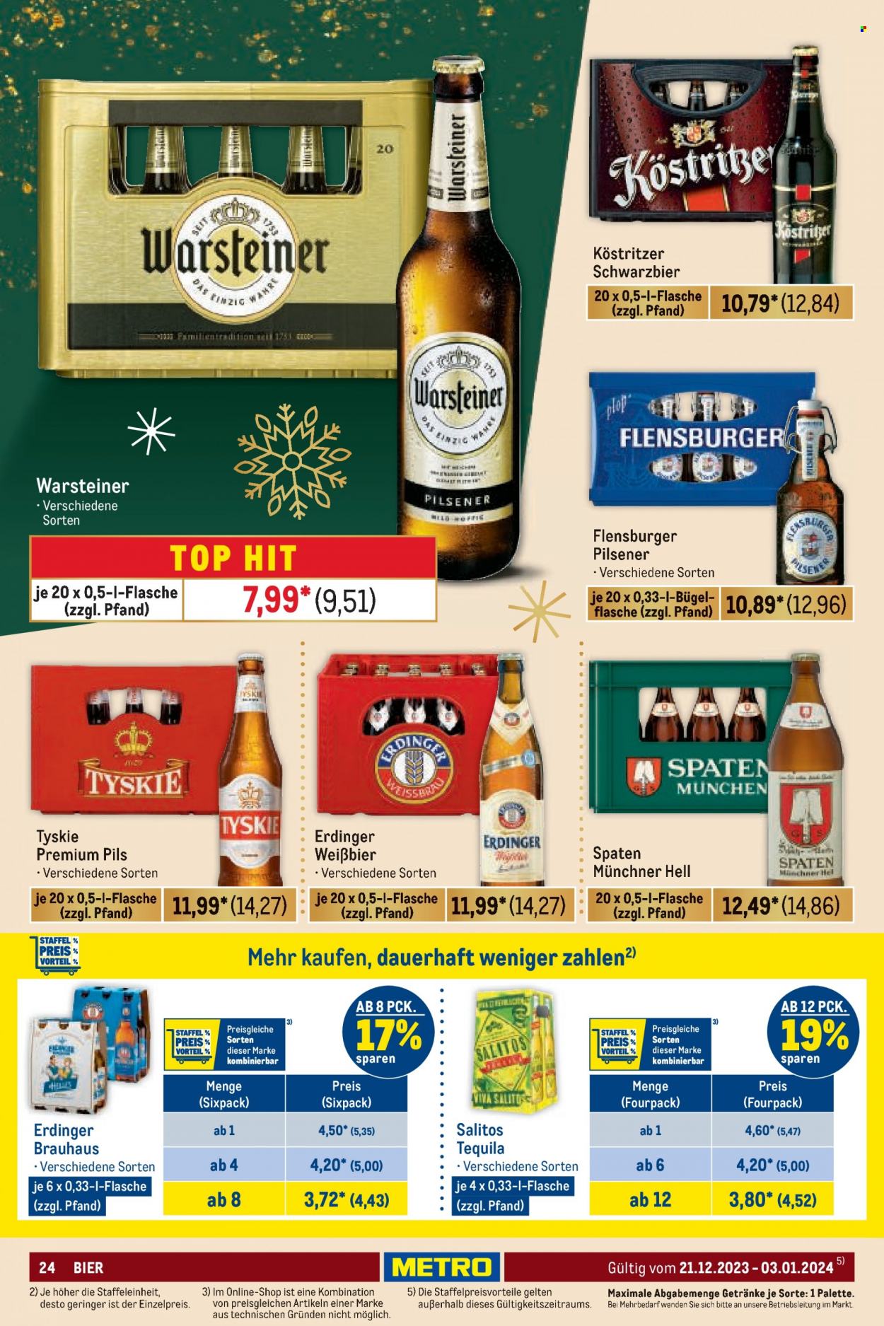 Metro Prospekte  - 21.12.2023 - 3.01.2024. Seite 24