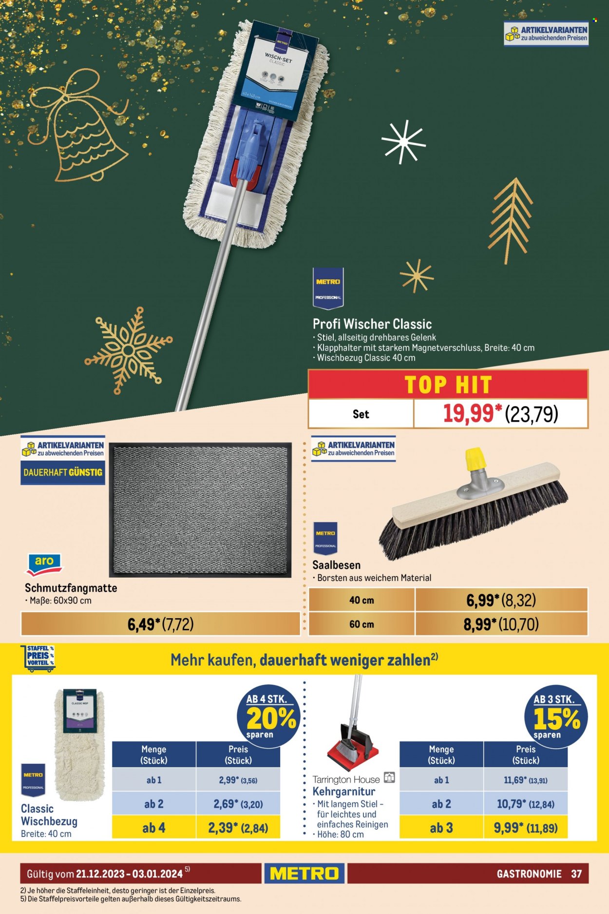 Metro Prospekte  - 21.12.2023 - 3.01.2024. Seite 37